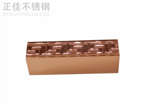 304荣耀体育_荣耀体育(中国)方管玫瑰金花纹
